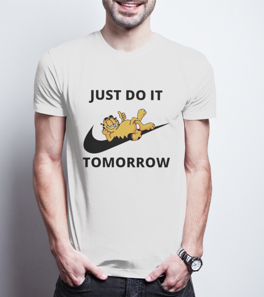 Garfield Just Do It Tomorrow T-Shirt