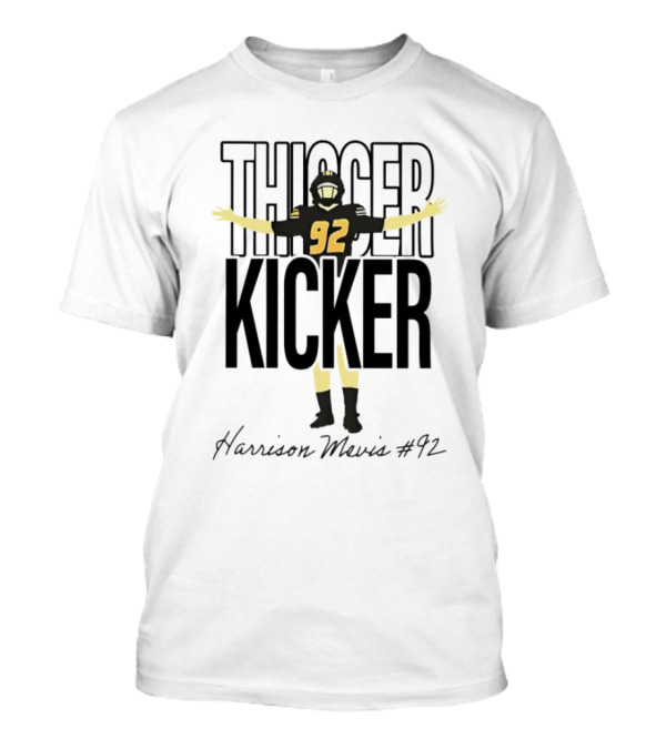 Thiccer Kicker Harrison Mevis #92 T-Shirt