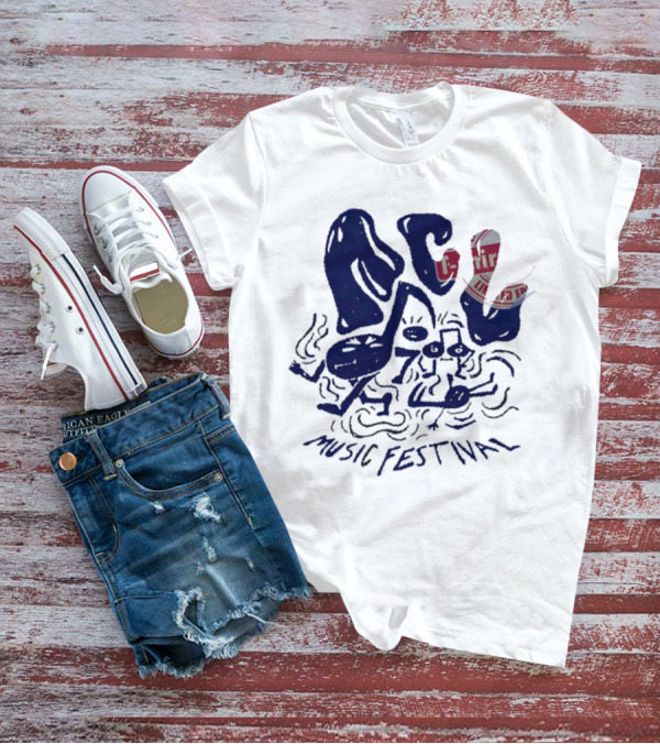ACL Music Festival Flamingo Character Style Merch T-Shirt