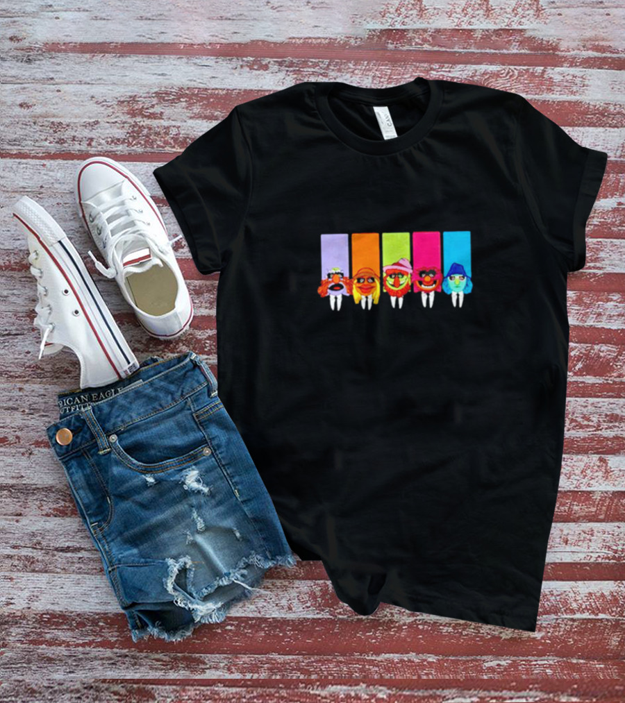 Dr. Teeth And The Electric Mayhem Colorful Characters T-Shirt