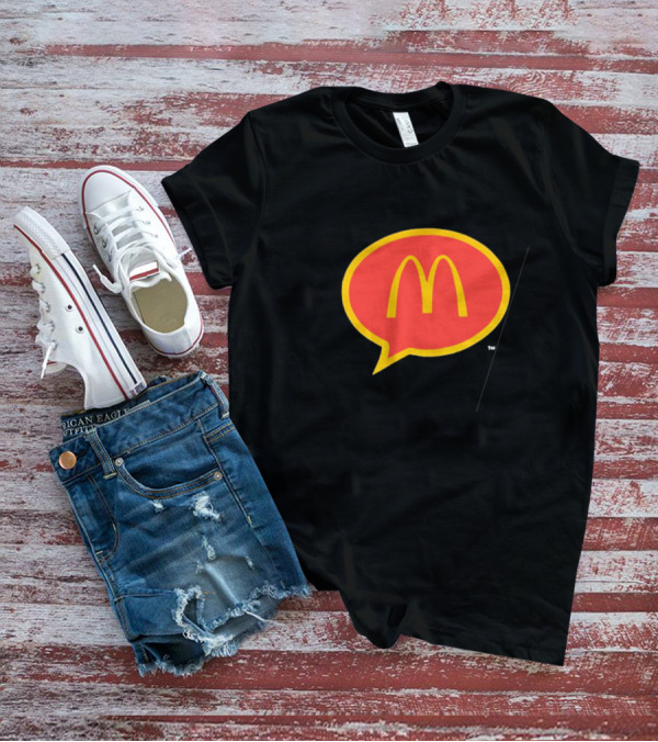 McDonald's 90s Logo In Retro Speech Bubble T-Shirt