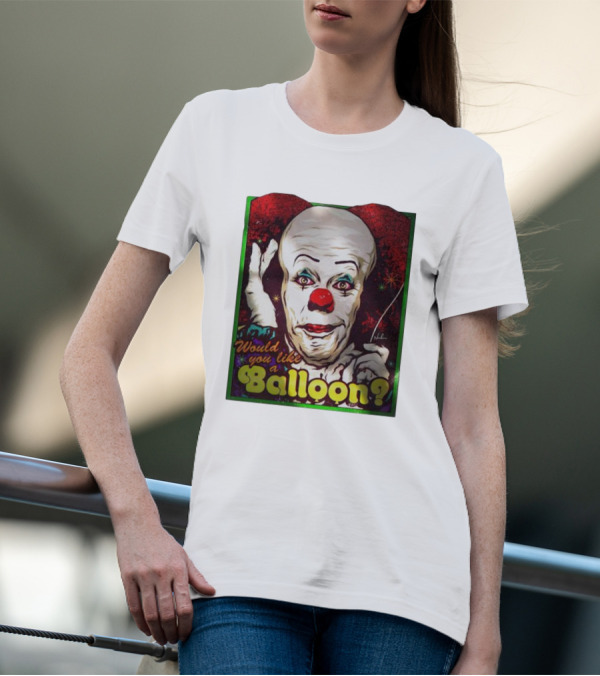 Would You Like A Balloon? Pennywise Clown T-Shirt