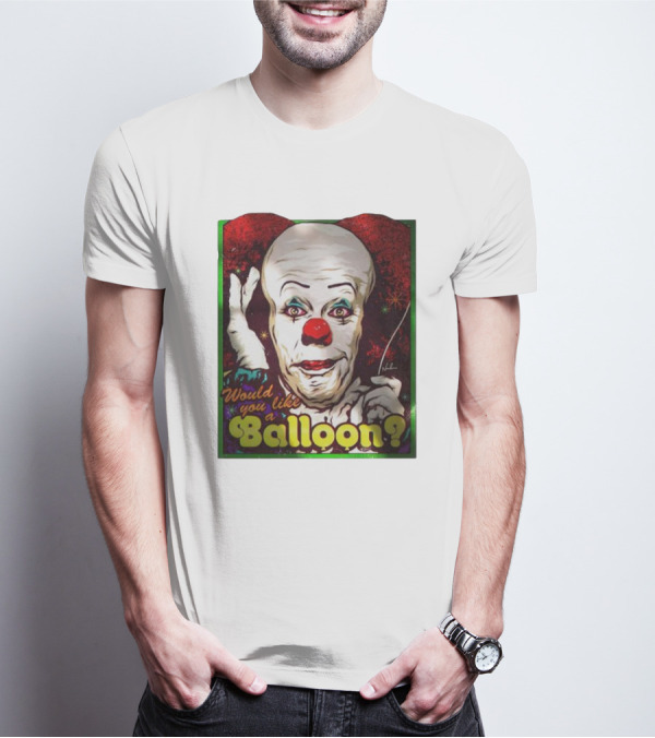 Would You Like A Balloon? Pennywise Clown T-Shirt