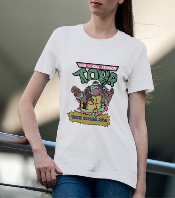 Wiz Khalifa High School Reunion Tour Ninja Turtle Mash-Up T-Shirt