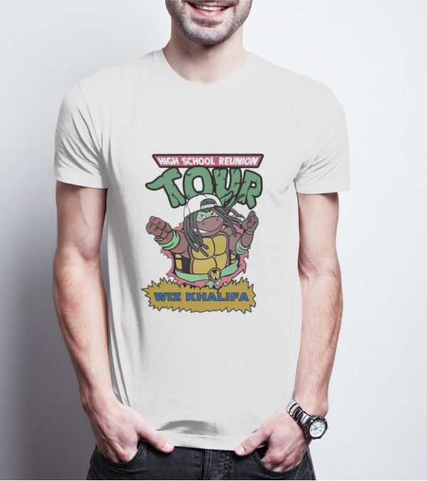 Wiz Khalifa High School Reunion Tour Ninja Turtle Mash-Up T-Shirt