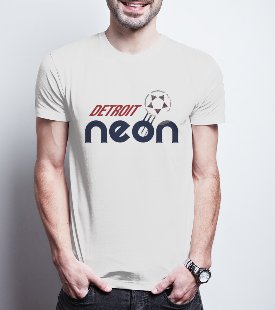 Detroit Neon Soccer Ball T-Shirt