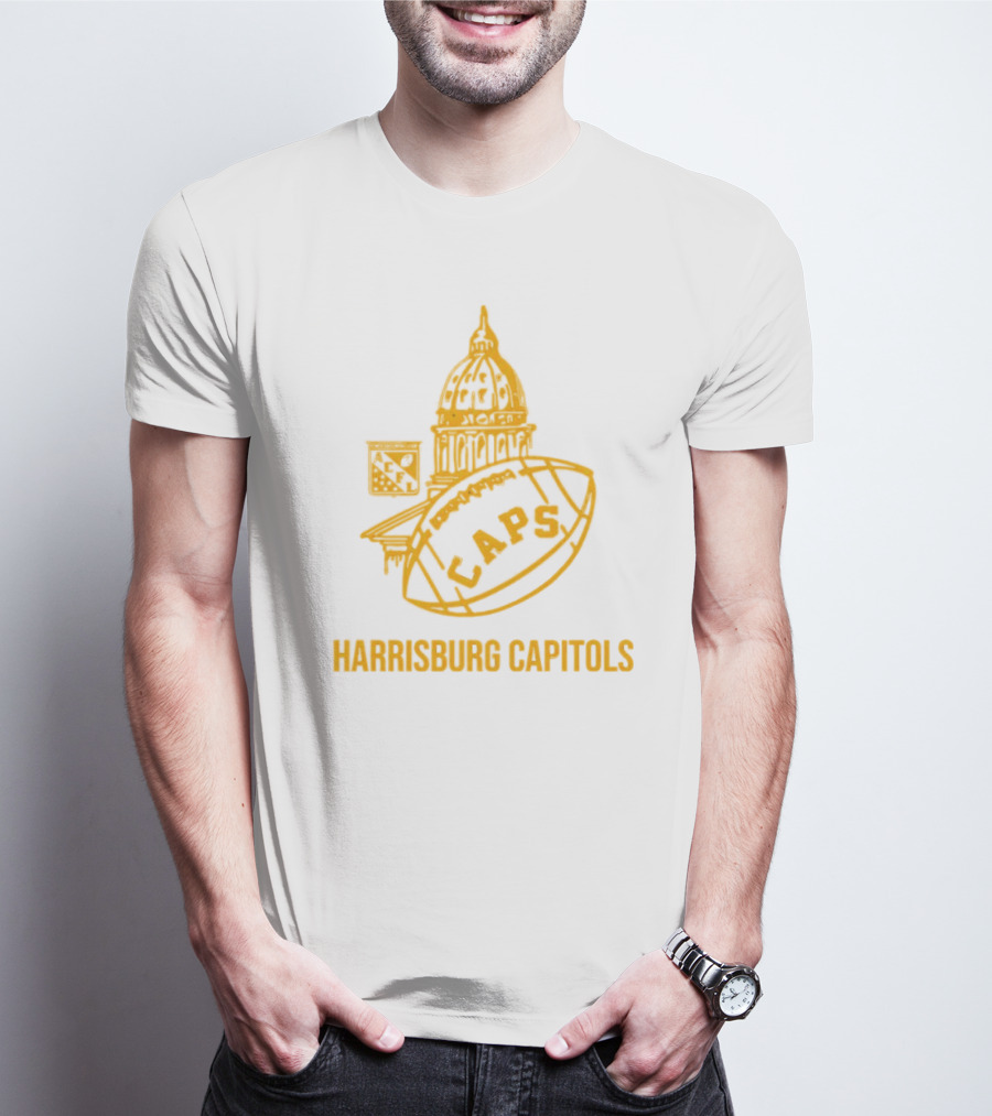 Harrisburg Capitols ACFL Football Caps Dome T-Shirt