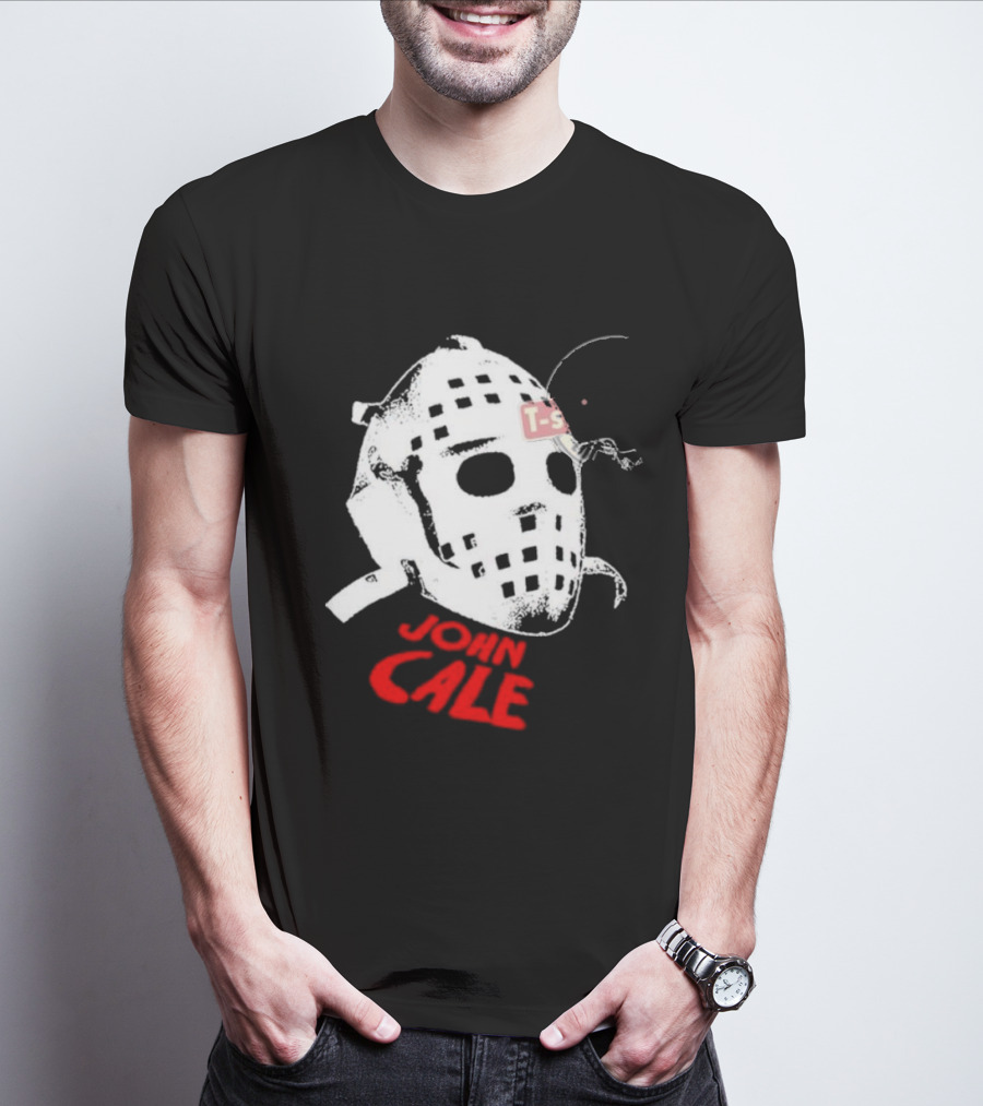 Jokermen Podcast John Cale Hockey Mask T-Shirt