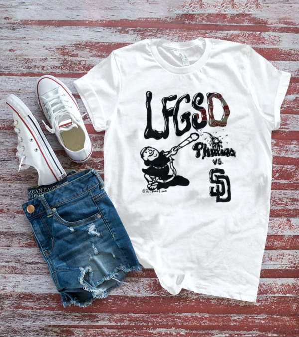 LFGSD Phillies Vs San Diego Padres The Prince Of Prints T-Shirt