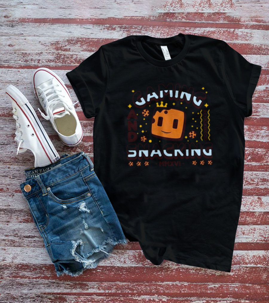 Gaming And Snacking Enthusiast Acookiegod MMXVI T-Shirt