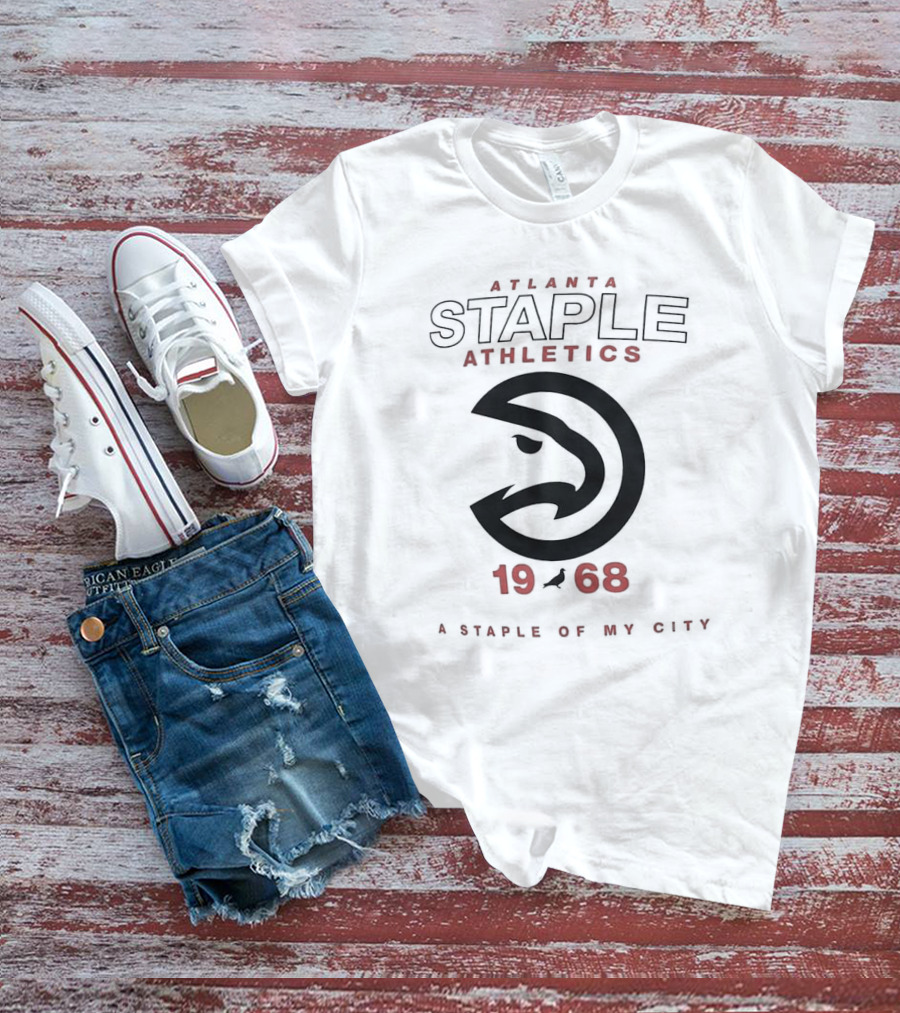 Atlanta Staple Athletics 1968 A Staple Of My City T-Shirt