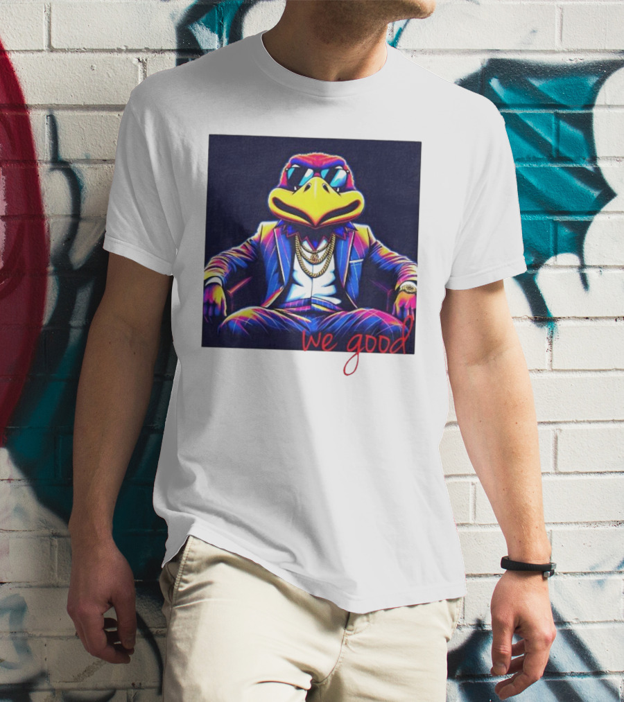 Jayhawks Big Jay In Suit We Good T-Shirt