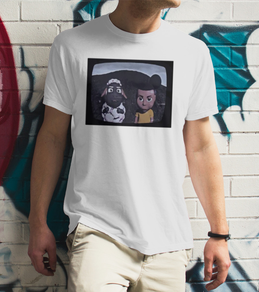 Amanda The Adventurer TV Show Characters On Vintage Screen T-Shirt