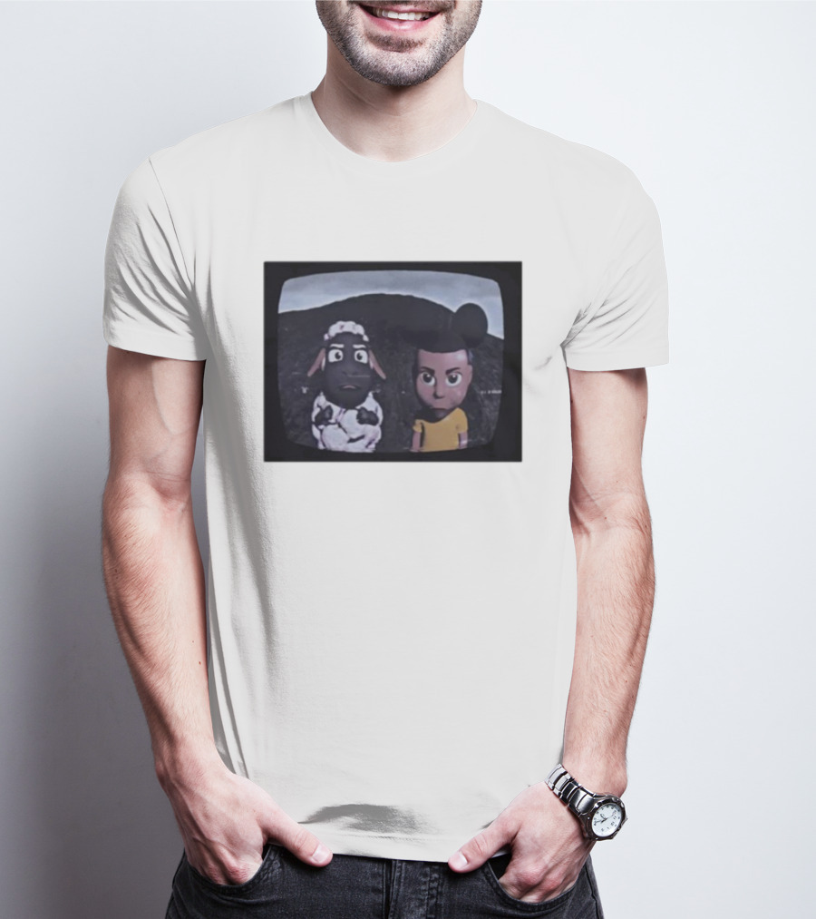 Amanda The Adventurer TV Show Characters On Vintage Screen T-Shirt