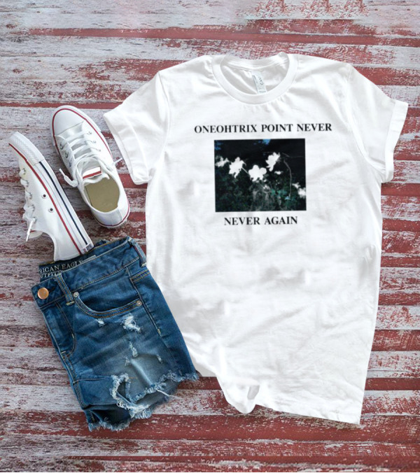 Oneohtrix Point Never Never Again Dark Floral T-Shirt