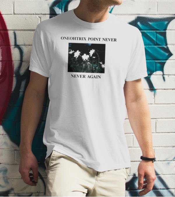 Oneohtrix Point Never Never Again Dark Floral T-Shirt