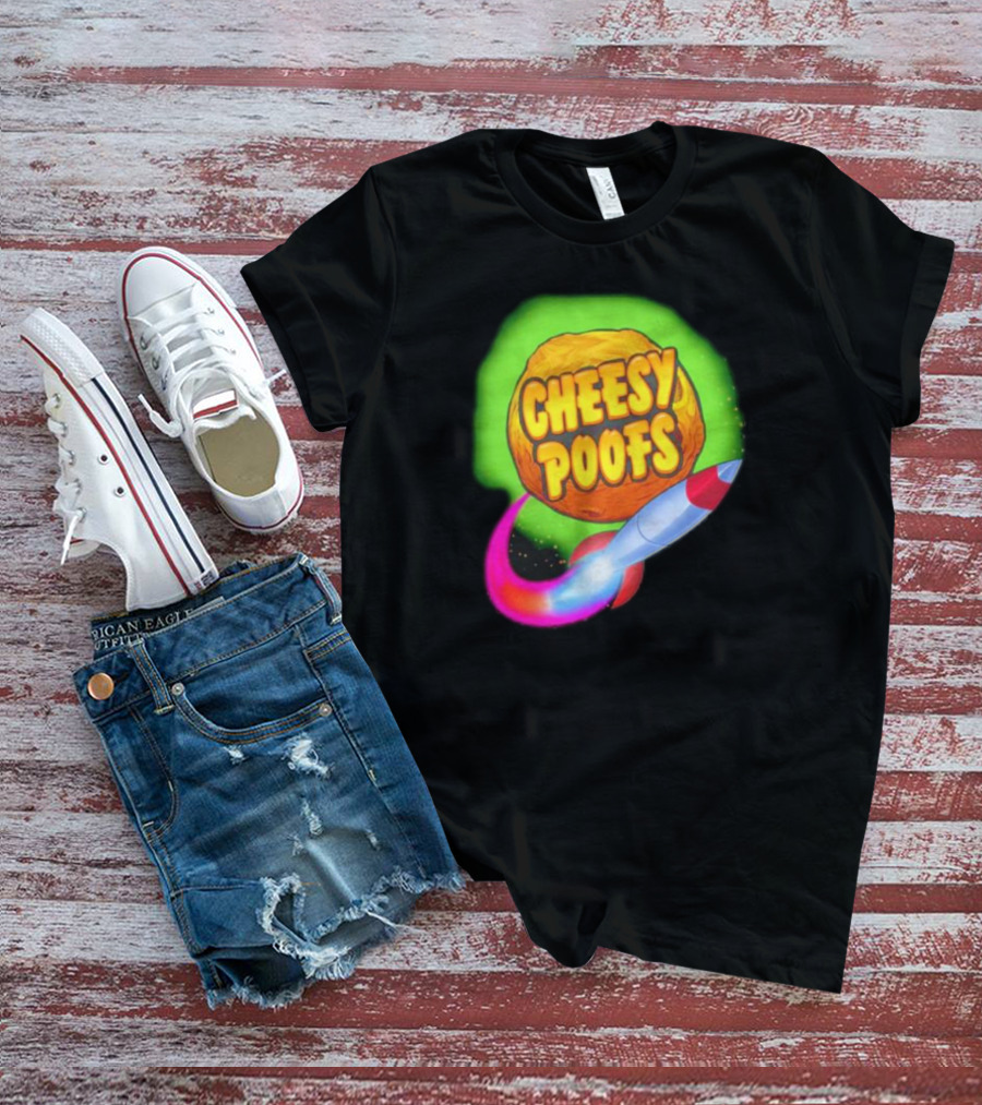 South Park Cheesy Poofs Snack With Rocket T-Shirt