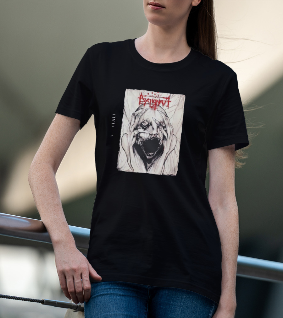 Psychonaut 4 V Tiali Album Artwork Grotesque Figure T-Shirt