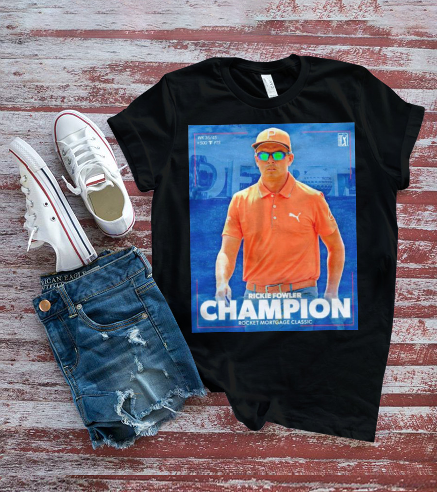 Rickie Fowler Champion Rocket Mortgage Classic T-Shirt