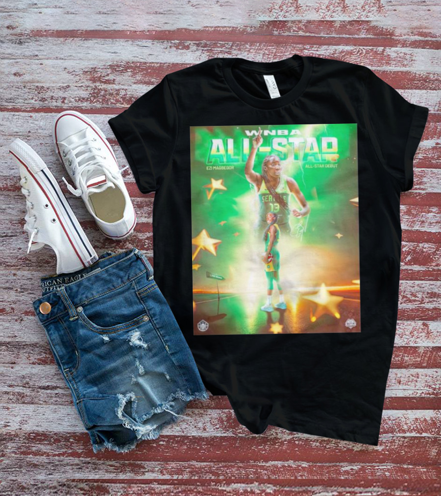 WNBA All-Star Ezi Magbegor All-Star Debut Seattle 13 T-Shirt