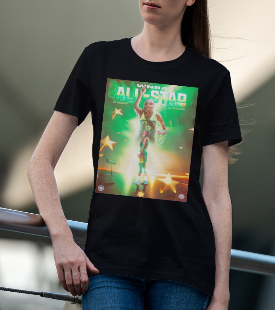 WNBA All-Star Ezi Magbegor All-Star Debut Seattle 13 T-Shirt