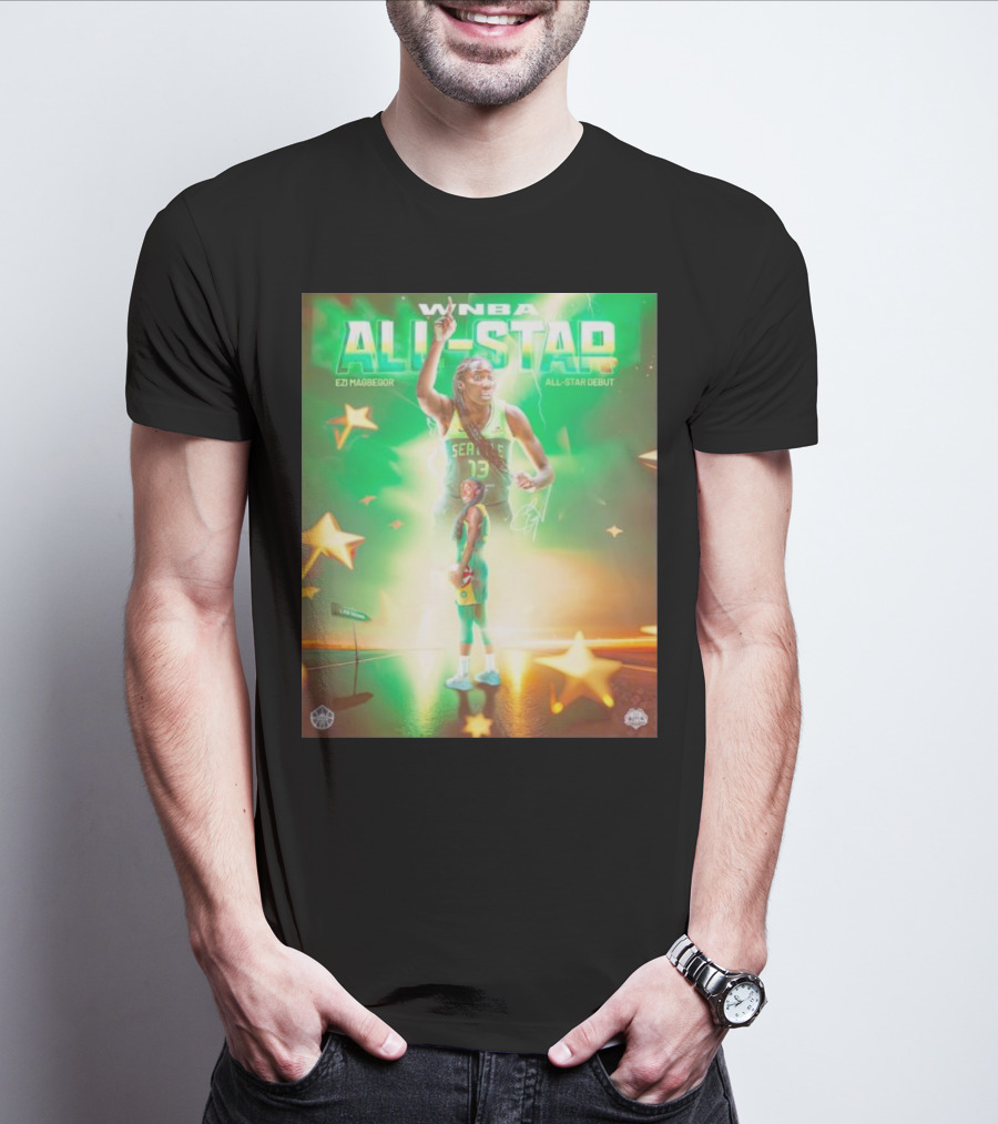 WNBA All-Star Ezi Magbegor All-Star Debut Seattle 13 T-Shirt