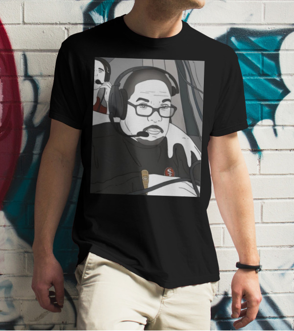 Coach Steve Wilks San Francisco 49ers Headset T-Shirt
