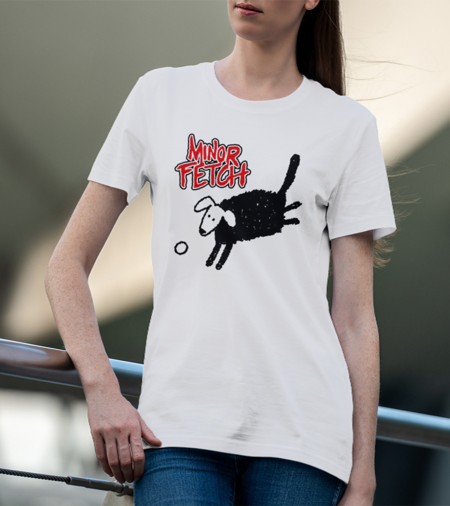 Minor Fetch Dog And Ball Sketch T-Shirt