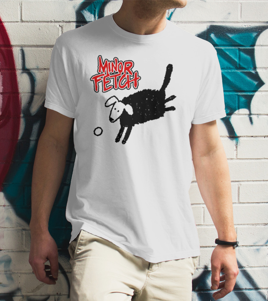 Minor Fetch Dog And Ball Sketch T-Shirt