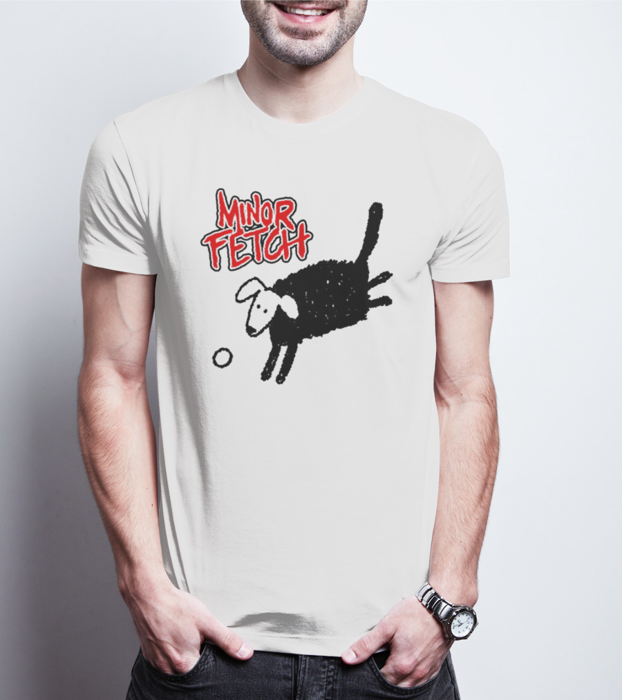 Minor Fetch Dog And Ball Sketch T-Shirt