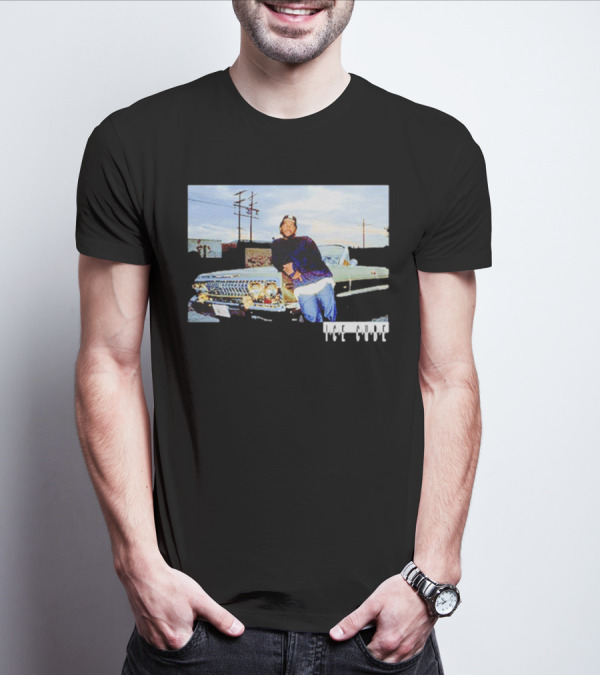 Ice Cube Leaning On Chevy Impala Lowrider T-Shirt