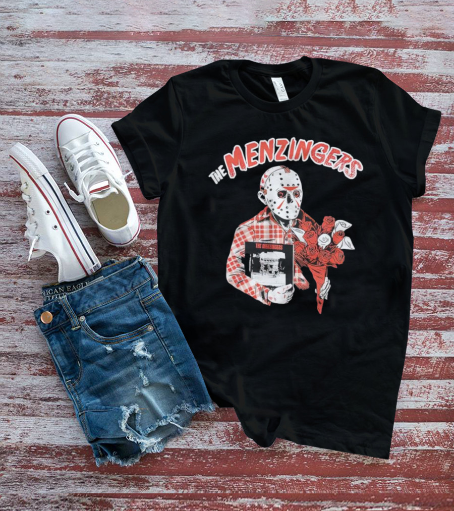 The Menzingers Hockey Mask Roses Album T-Shirt