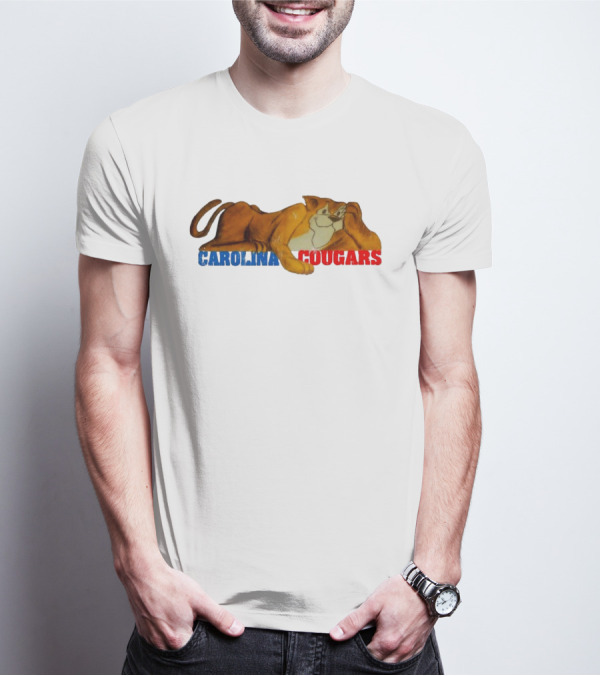 Carolina Cougars Vintage Mascot Retro T-Shirt