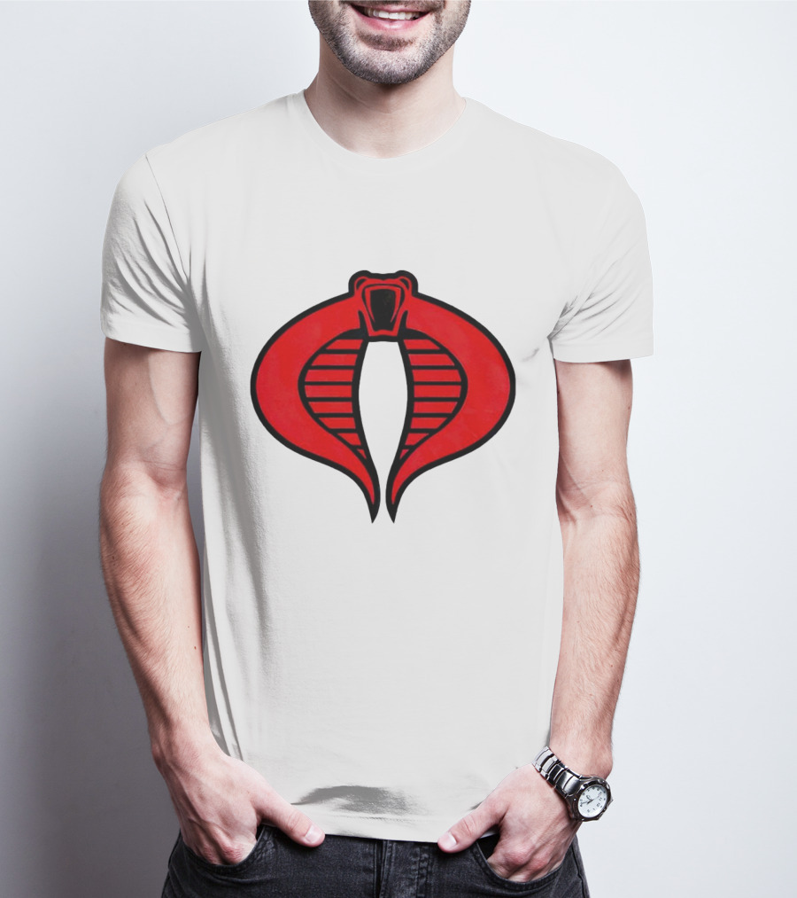 Cobra Red Emblem GI Joe Snake T-Shirt