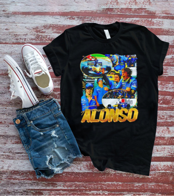 Fernando Alonso Renault Formula 1 Champion T-Shirt