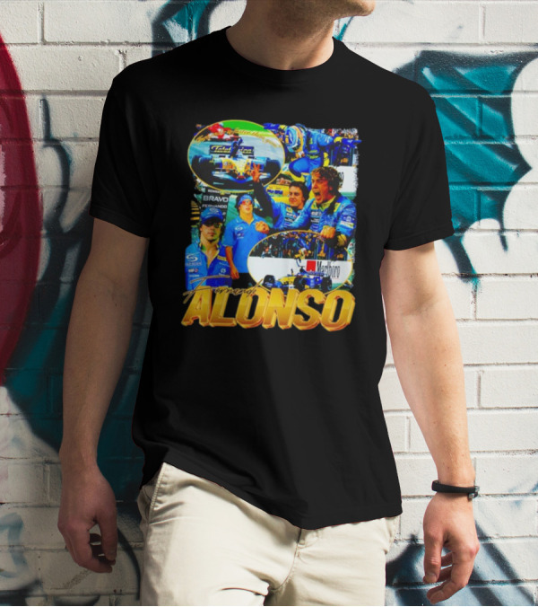 Fernando Alonso Renault Formula 1 Champion T-Shirt