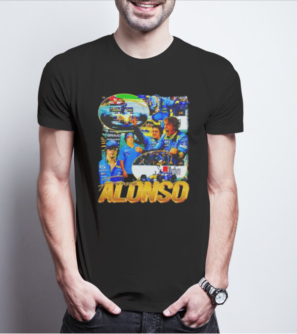Fernando Alonso Renault Formula 1 Champion T-Shirt