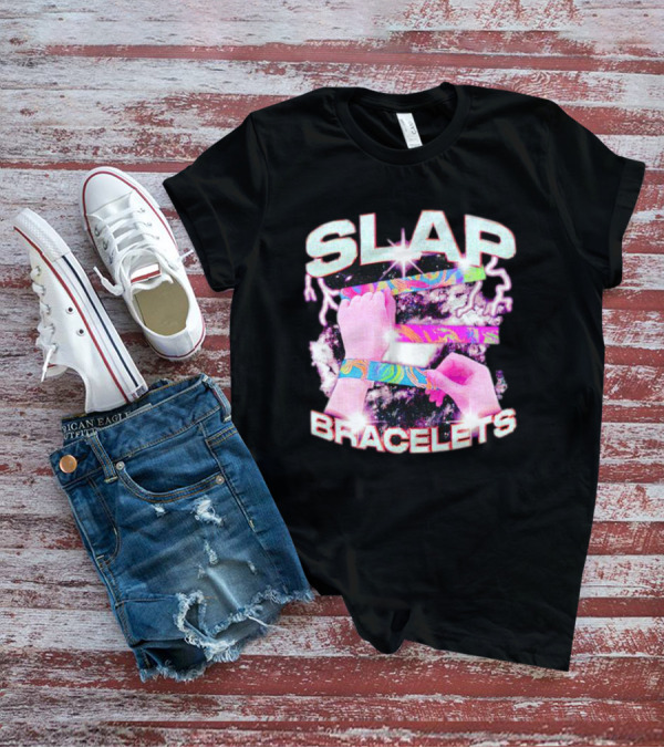 SLAP Bracelets Psychedelic Neon Cosmic T-Shirt