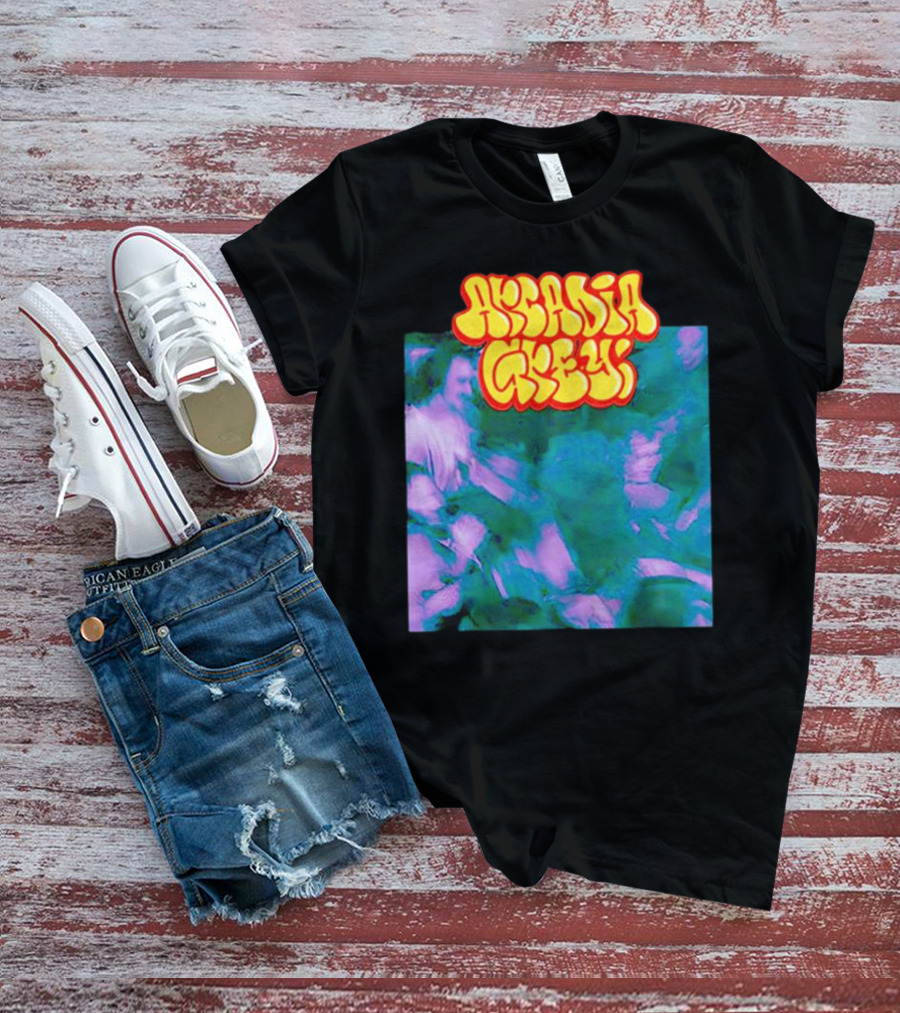 Arcadia Grey Graffiti Smart Punk Concept Psychedelic Vibes T-Shirt