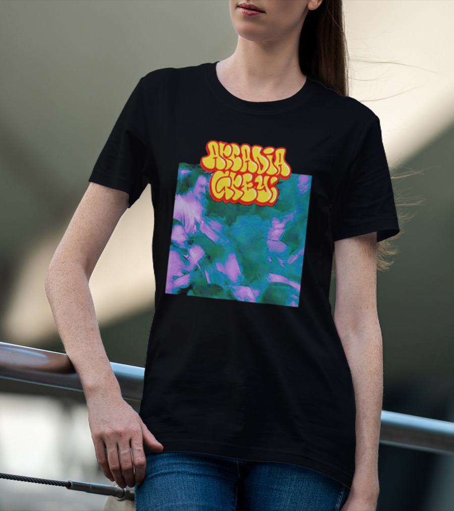 Arcadia Grey Graffiti Smart Punk Concept Psychedelic Vibes T-Shirt