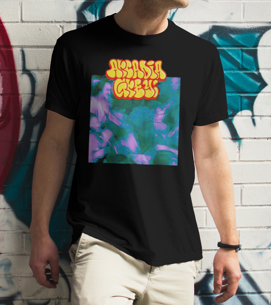 Arcadia Grey Graffiti Smart Punk Concept Psychedelic Vibes T-Shirt