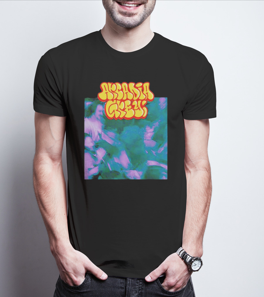 Arcadia Grey Graffiti Smart Punk Concept Psychedelic Vibes T-Shirt
