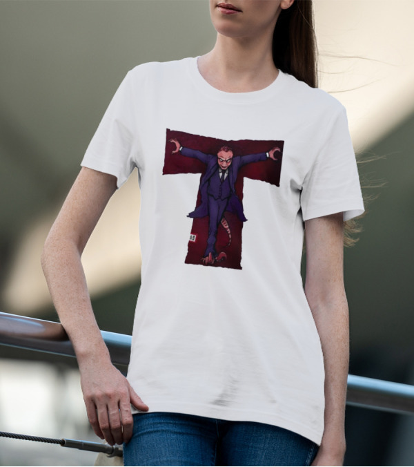 Torontosaurz Darkodon Suit-Clad T-Pose Character With Tail T-Shirt