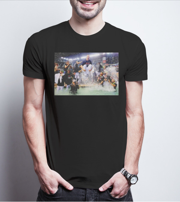 Trending Arizona Diamondbacks Players Celebrate NLDS Sweep Over Dodgers With Pool Party T-Shirt
