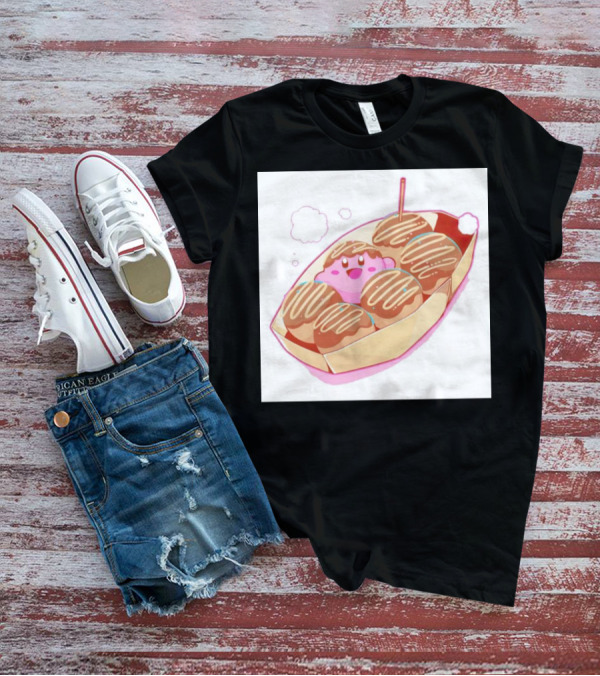 Kirby Takoyaki Pink Treat Trend T-Shirt