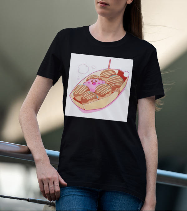 Kirby Takoyaki Pink Treat Trend T-Shirt