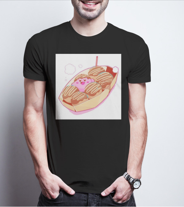Kirby Takoyaki Pink Treat Trend T-Shirt