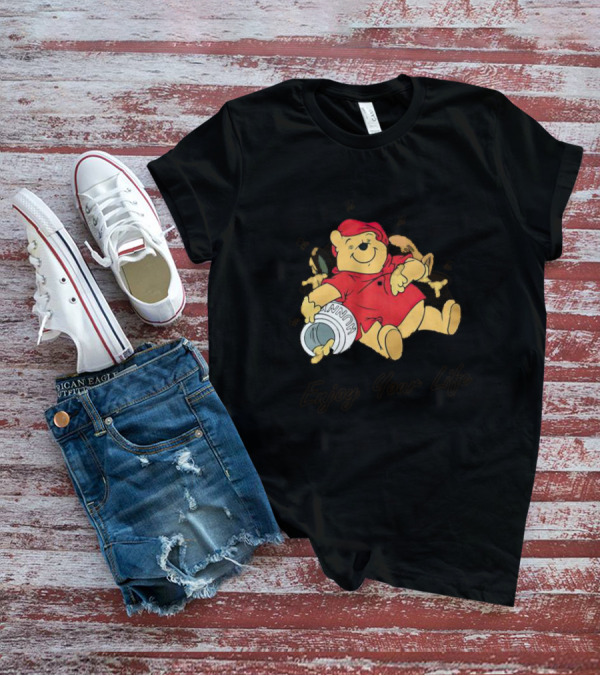 Winnie The Pooh Enjoy Your Life Honey Jar T-Shirt