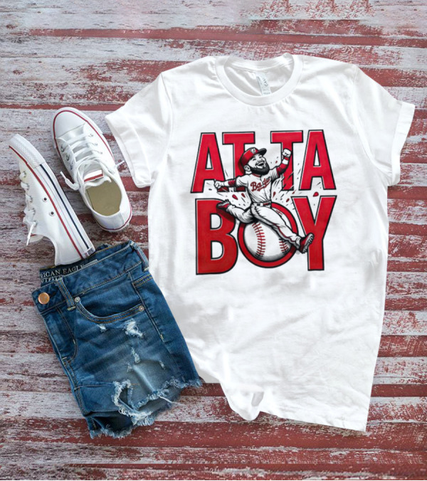 Atta Boy Harper Baseball Caricature Jumping T-Shirt