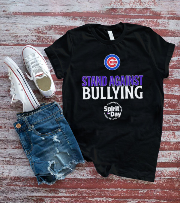 Chicago Cubs Stand Against Bullying Spirit Day T-Shirt